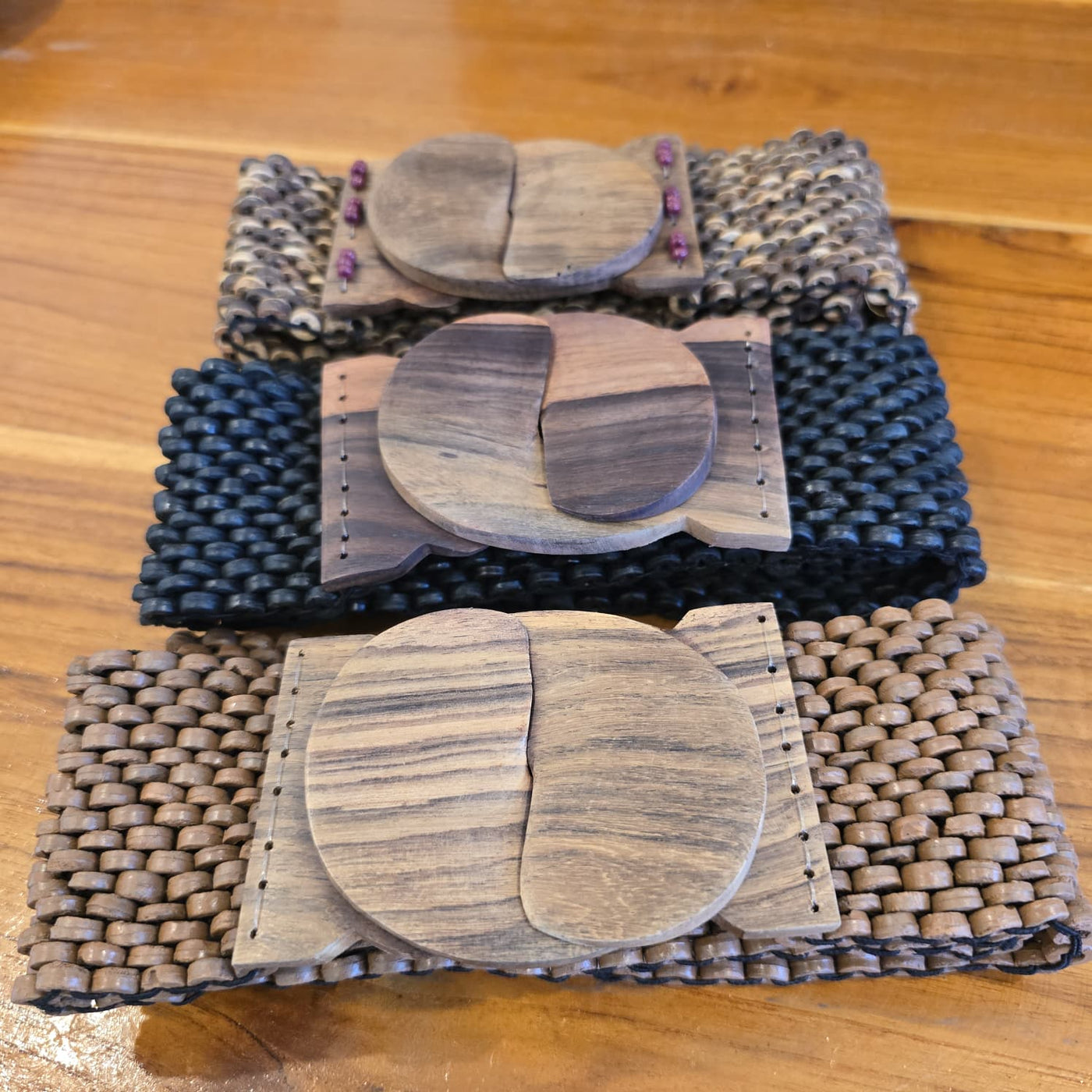 ULU-BELT01 – Natural Wood Weave